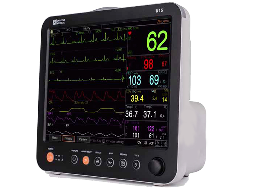 MONITOR MULTIPARAMETRICO GIMA K15 TOUCHSCREEN