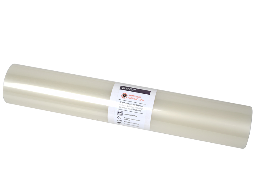 [36505] FILM ANTIMICROBICO ADESIVO 105 mic - rotolo 5m x 400 mm