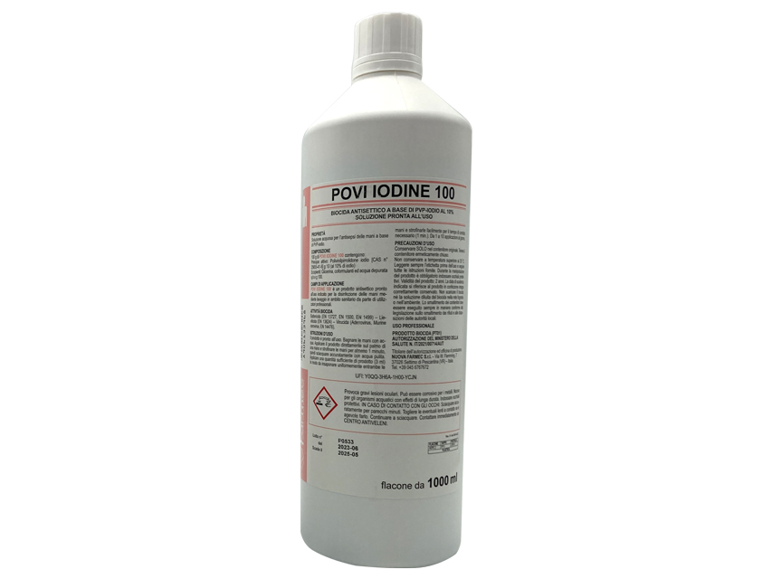 POVI-IODINE 100 ANTISETTICO - 1000 ml - biocida - commercializzazione solo in Italia