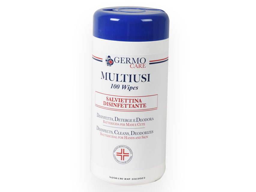 SALVIETTINE DISINFETTANTI - barattolo da 100 salviette