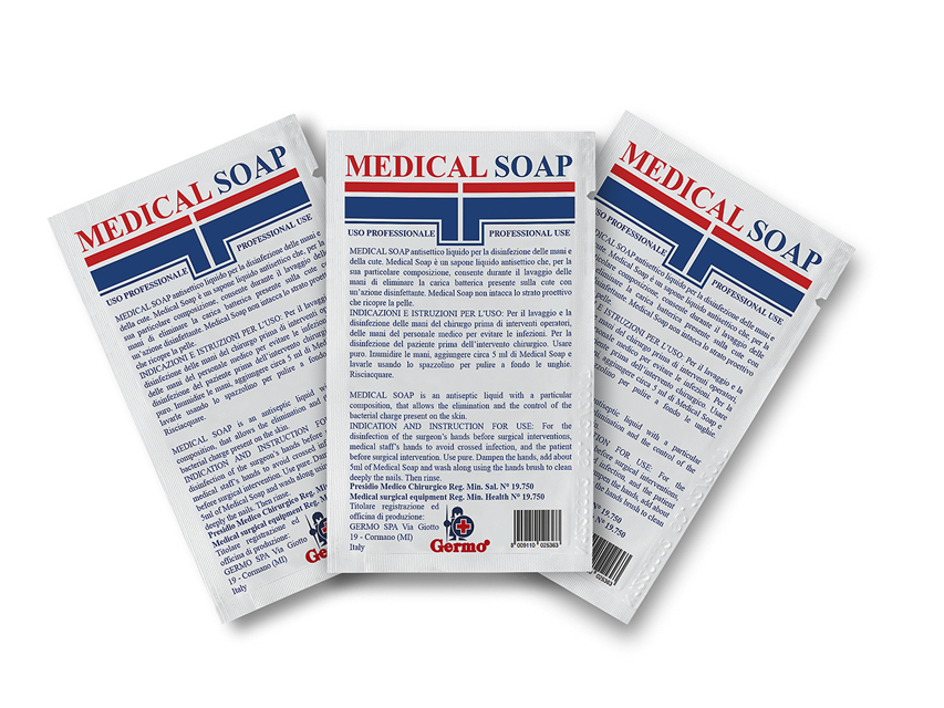 MEDICAL SOAP sapone disinfettante, bustina da 5 ml