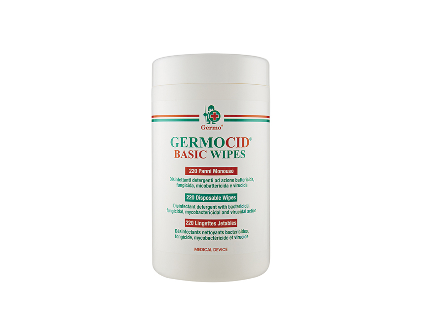 [36669] GERMOCID BASIC WIPES - salviettine - alcol 60% - tubetto