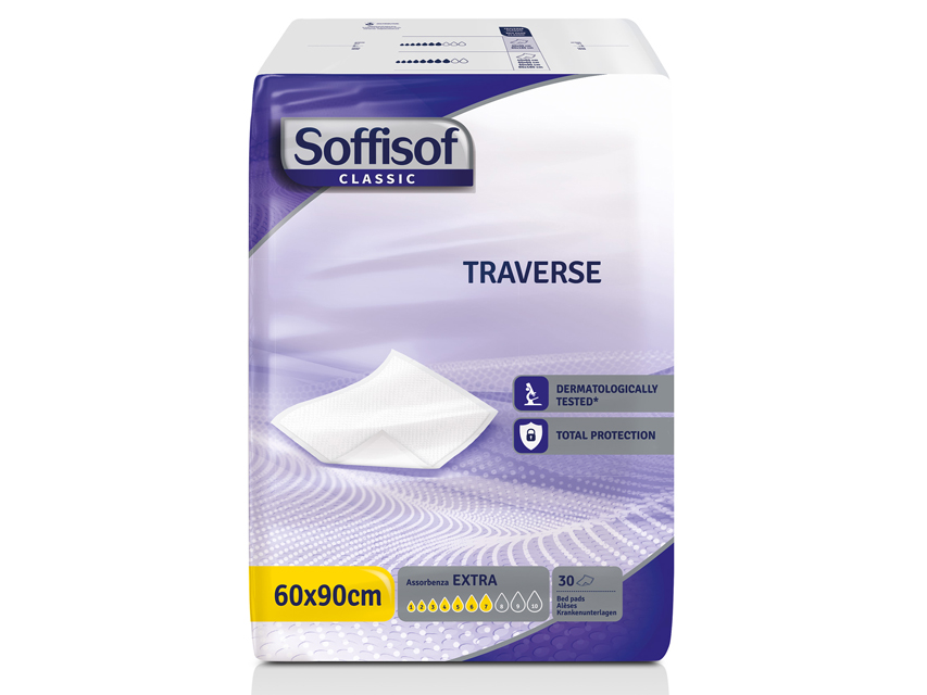 TRAVERSA LETTO ASSORBENTE SOFFISOF 60x90 cm - moderata assorbenza