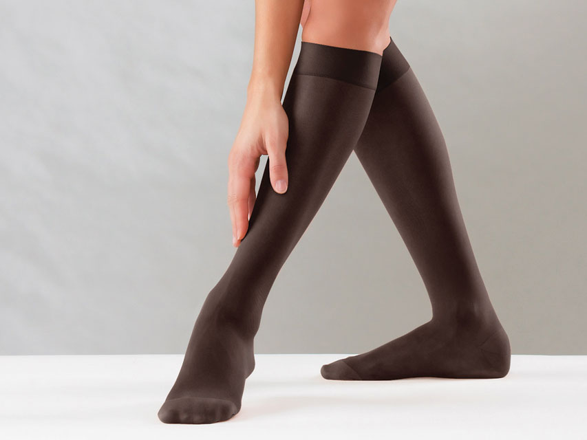 GAMBALETTO - L/XL - media compressione - nero