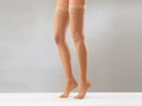 CALZA AUTOREGGENTE - M - forte compressione - beige