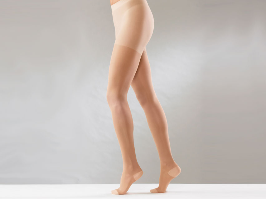 COLLANT - XXL - media compressione - beige
