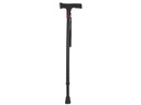 BASTONE DI SICUREZZA CON LUCE - nero