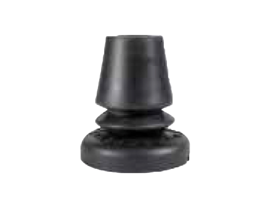 PUNTALI DI GOMMA tubo 19 mm, base 55 mm