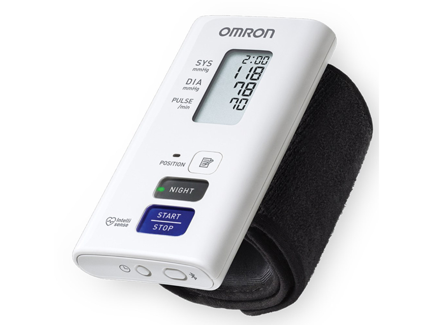 [49883] MISURATORE DI PRESSIONE DA POLSO AUTOMATICO OMRON NIGHTVIEW HEM-9601T-E3