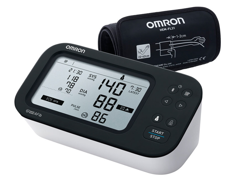 [49916] MISURATORE DI PRESSIONE DIGITALE OMRON M7 INTELLI IT AFIB HEM-7380T1-EBK