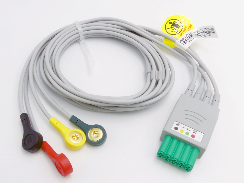 CAVO ECG 4 DERIVAZIONI per 54400 - ricambio - richiede cavo di collegamento 54407