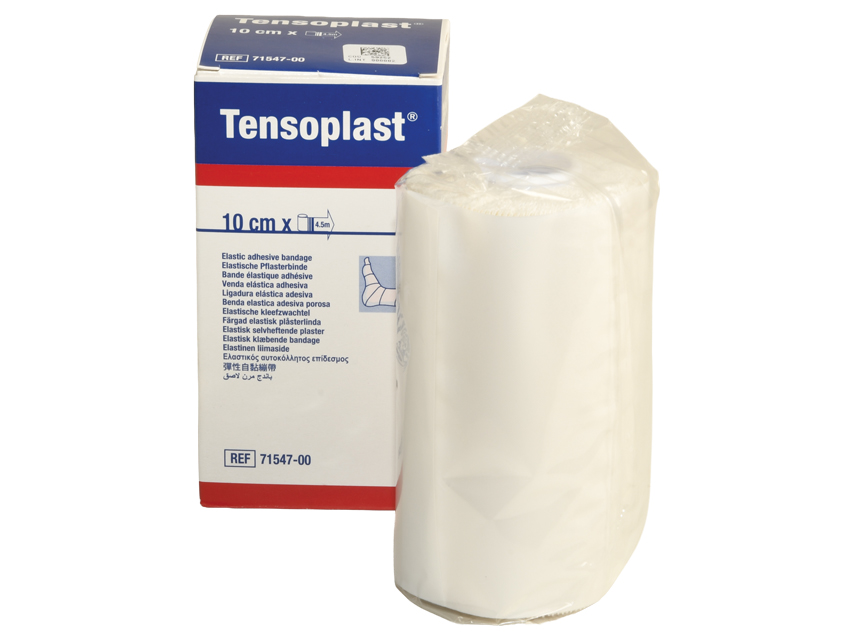 BENDA ELASTICA ADESIVA TENSOPLAST 4,5 m x 10 cm