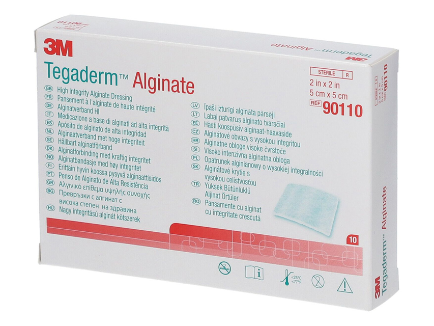 TEGADERM ALGINATE 3M - MEDICAZIONE IN ALGINATO DI CALCIO AD ALTA INTEGRITÀ 5x5 cm