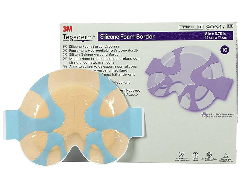 TEGADERM 3M MEDICAZIONE IN FOAM CON BORDI IN SILICONE 15x17 cm