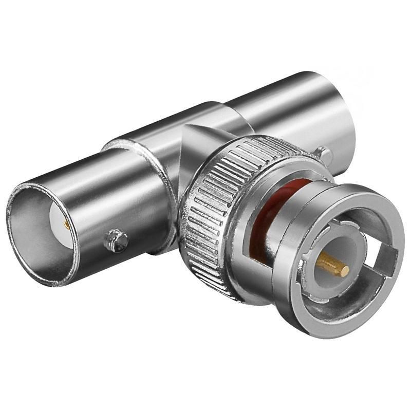 [IBNC_4011] Adattatore BNC a T 1 Maschio 2 Femmine