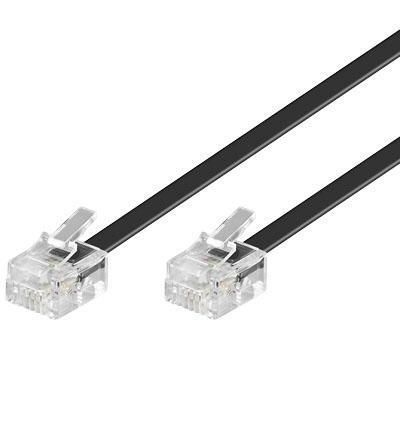 [ICOC_MD-11-02] Cavo telefonico RJ11 Modulare 6P4C 2 mt