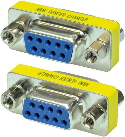 [IADAP_735-09] Mini Gender Changer Standard DB 9 poli F/F