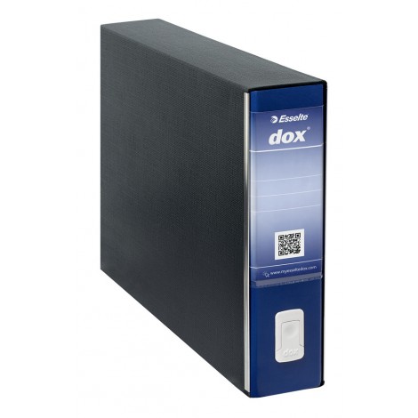 Registratore Formato XL Dox10 d.8 cm blu