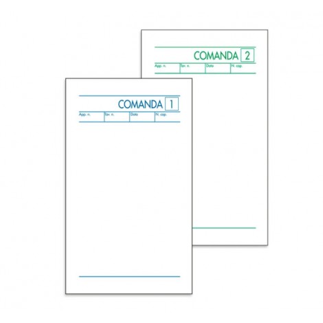 [BM0103] Blocco comande (2 copie autoricalcanti)