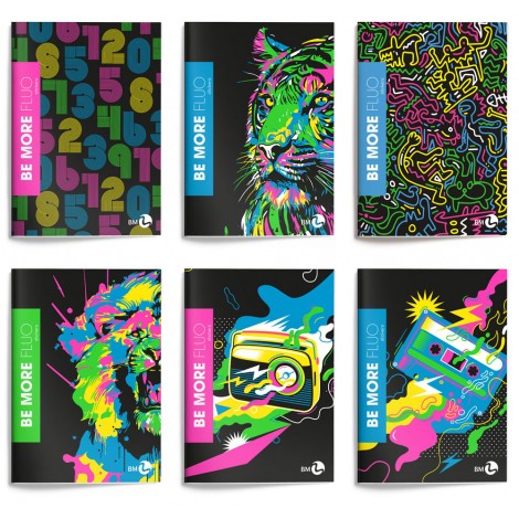 Be More Fluo - Maxi quaderno