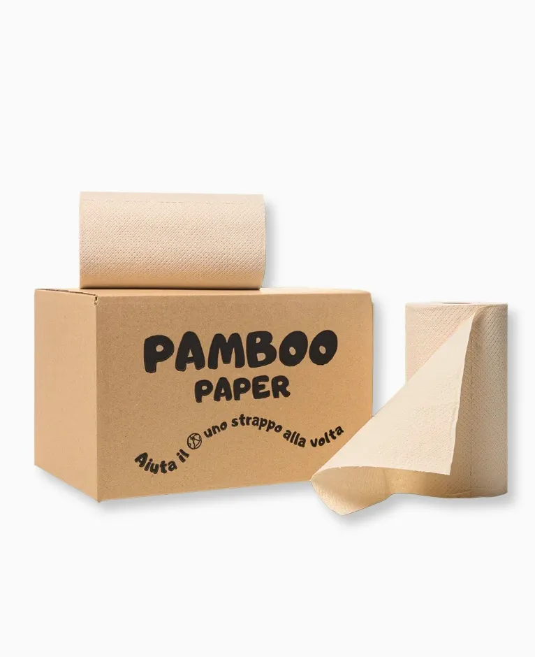 [CCQ0000300000] Carta da cucina in bambù - Confezione da 3