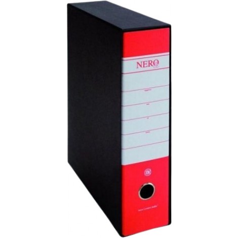 [BF0144] Registratore commerciale Nero& d. 8cm rosso