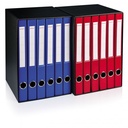 Gruppi cartelle portadocumenti 34x27cm d. 4cm ross...