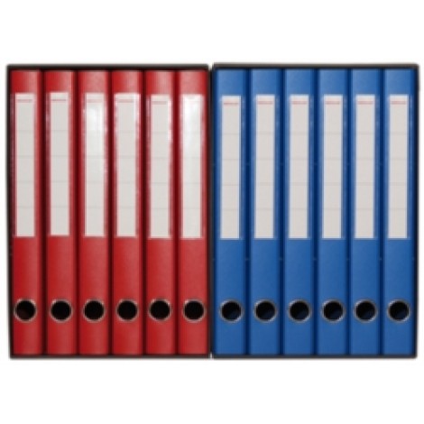 Gruppi cartelle portadocumenti 34x27cm d. 4cm ross...