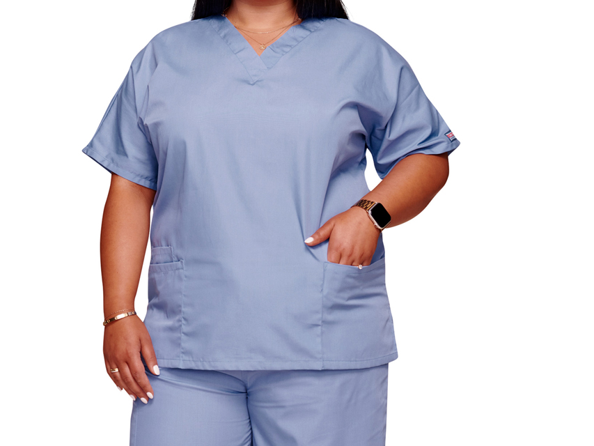 [18020] CASACCA SCOLLO A V CHEROKEE ORIGINALS - donna L - celeste