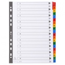 Intercalari plastificati, 20 tasti A-Z