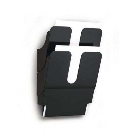 [DB0068] Flexi-Plus - Portadepliant da parete, 2 scomparti,...