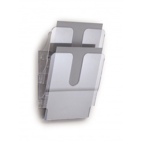 [DB0039] Flexi-Plus - Portadepliant da parete, 2 scomparti,...