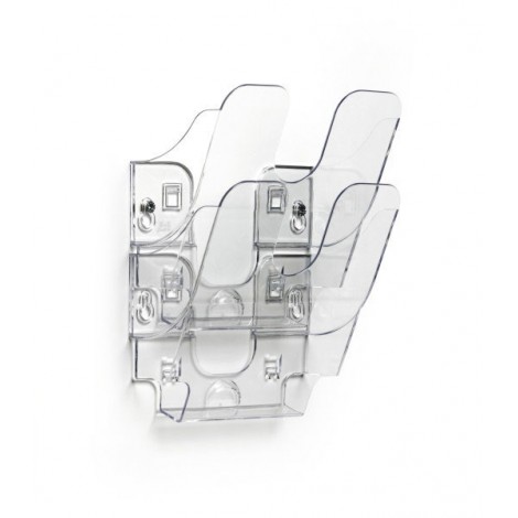 [DB0062] Flexi-Plus - Portadepliant da parete, 2 scomparti,...