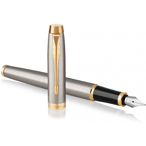 IM Brushed Metal GT - Penna stilografica
