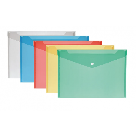 Buste in PP colori assortiti 33,5x23,5cm