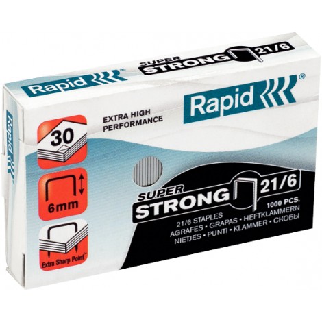 [SS0172] 21/6 Super strong - Punti per cucitrici