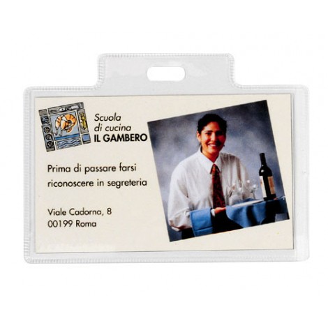 [SE0423] Portanome PASS 3RCR, senza clip