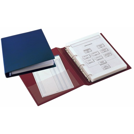 [SE0247] Raccoglitori Sanremo 2000 22x30cm d. 4cm blu