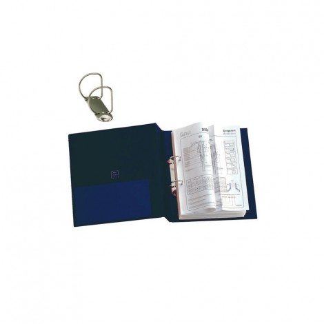 [SE0556] Raccoglitori Stelvio 22x30cm d. 5.5cm blu