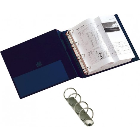 [SE0589] Raccoglitori Stelvio 22x30cm d. 2.5cm blu