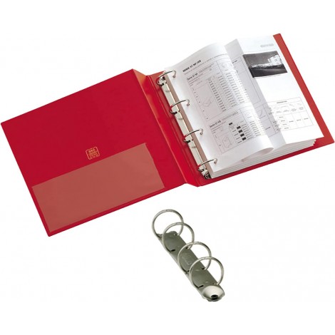 [SE0588] Raccoglitori Stelvio 22x30cm d. 2.5cm rosso