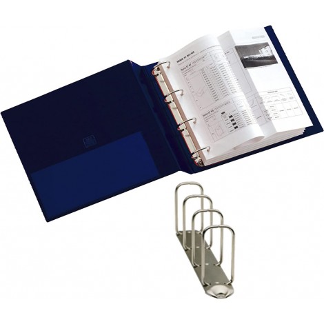 [SE0591] Raccoglitori Stelvio 22x30cm d. 9cm blu