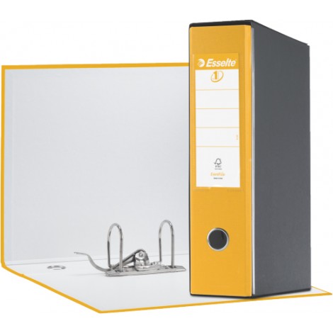 Registratore protocollo Eurofile G55 d.8 cm giallo