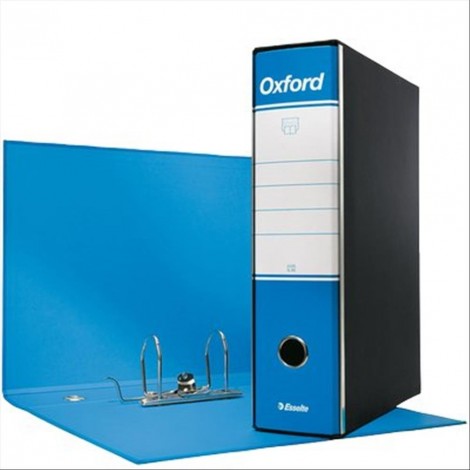Registratore commerciale Oxford G83 d. 8cm azzurr...
