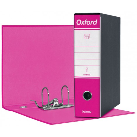 Registratore commerciale Oxford G83 d. 8cm fucsia