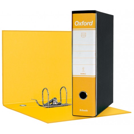 Registratore protocollo Oxford G85 d. 8cm giallo