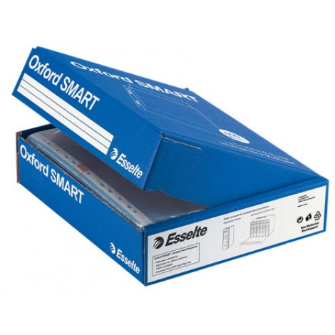 Buste forate OXFORD SMART, buccia - Office A4 - 21...