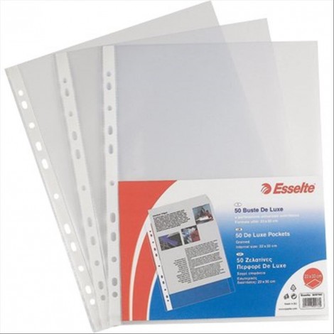Buste perforate DELUXE, buccia A4 - 21x29,7cm