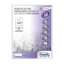 Portalistini personalizzabili Premium, 20 buste 22...