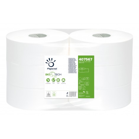 Carta igienica Biotech maxi jumbo 300m, 811 strapp...